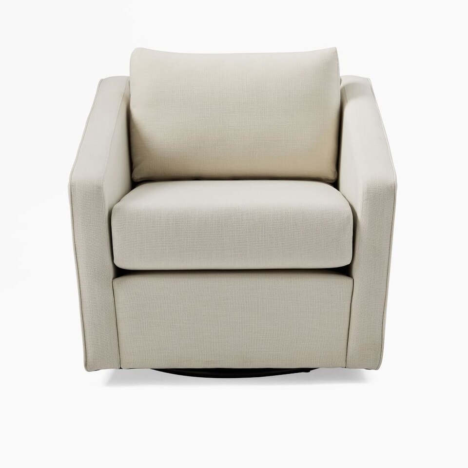 Tessa Deco Swivel Armchair West Elm Australia
